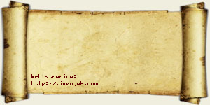 Sara Crnjanski vizit kartica